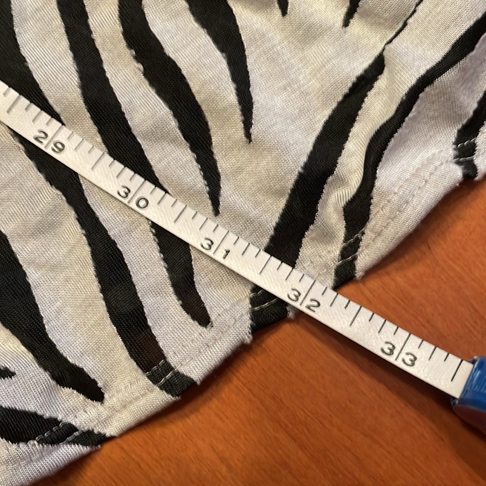 Zebra Bathing Suit Cover Up- Stretchy- Size XL - Picture 4 of 4